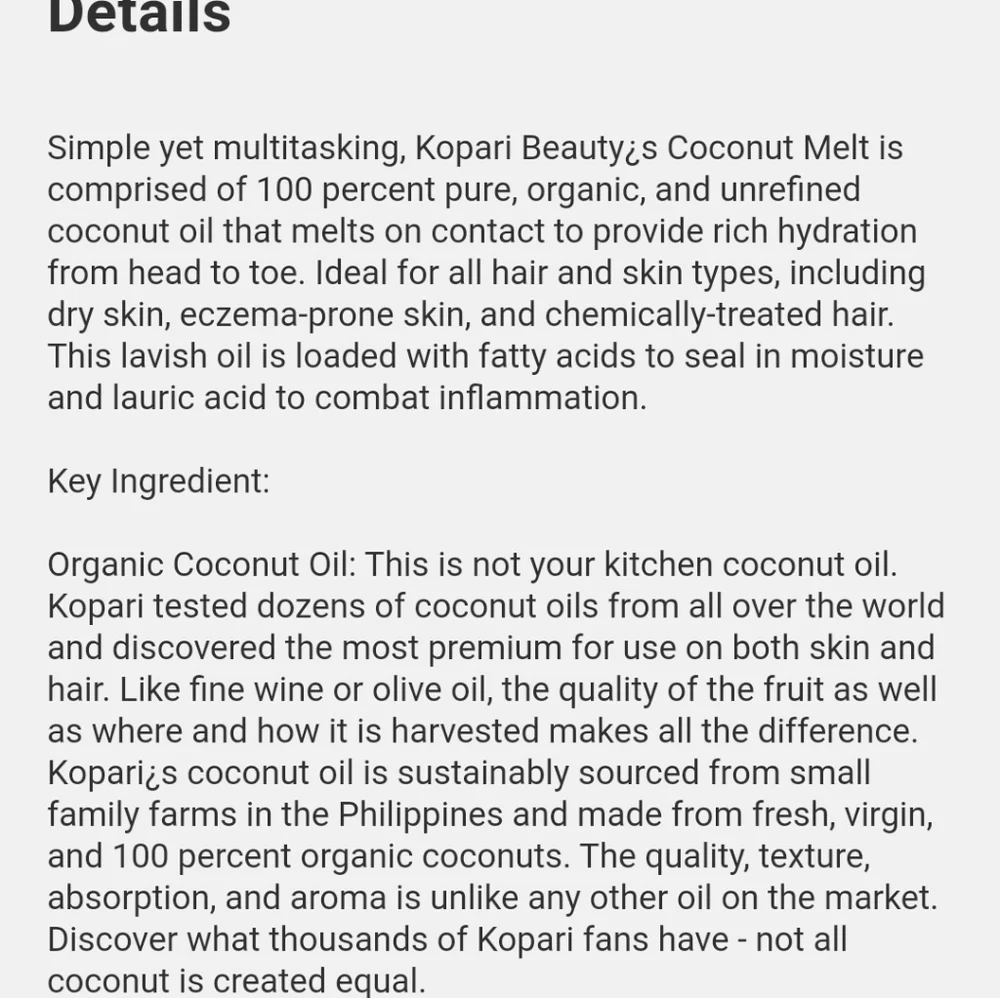 Kopari *** deluxe